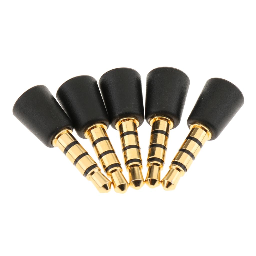 5pcs Mini 3.5mm Jack Plug Microphone Omni-directional Mic for Mobile Phone Recording Karaoke Singing