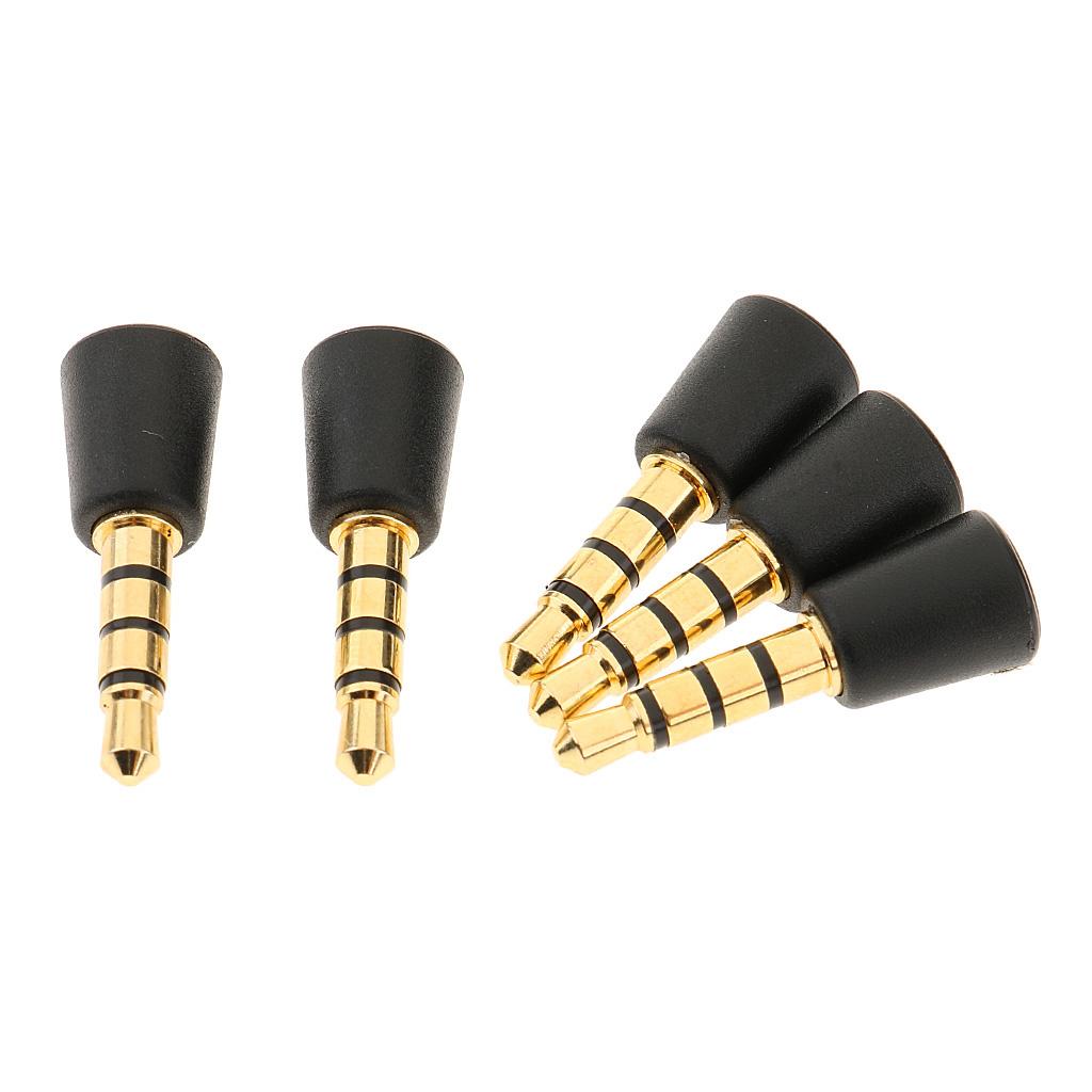 5pcs Mini 3.5mm Jack Plug Microphone Omni-directional Mic for Mobile Phone Recording Karaoke Singing