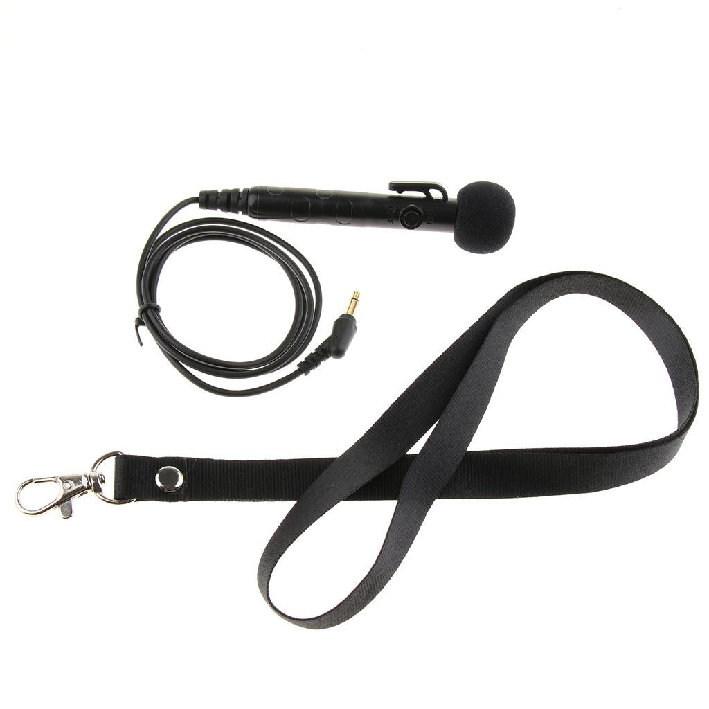 1 Set Wired Microphone Handheld Mic Black