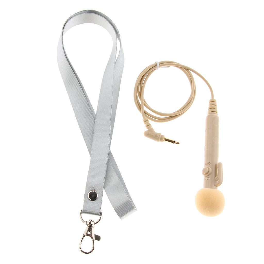 1 Set Wired Microphone Handheld Mic Beige
