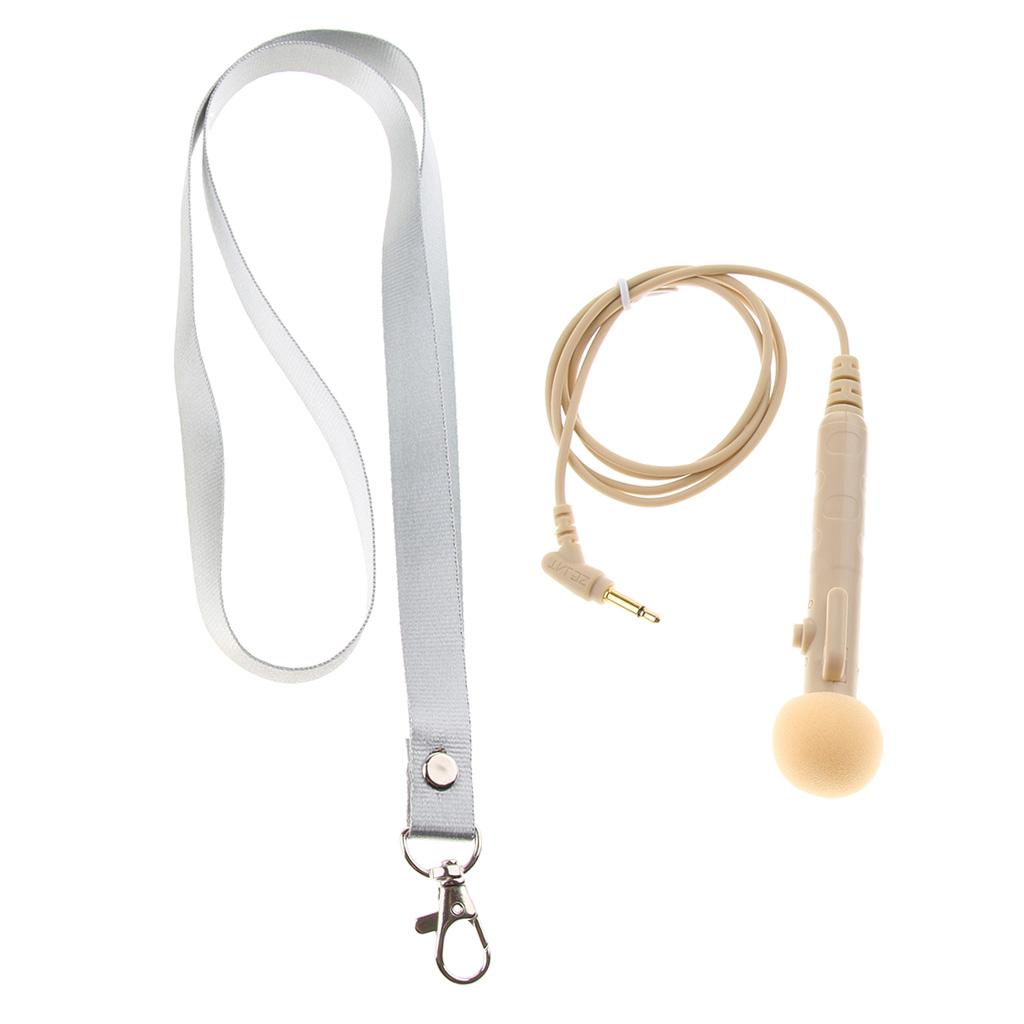 1 Set Wired Microphone Handheld Mic Beige