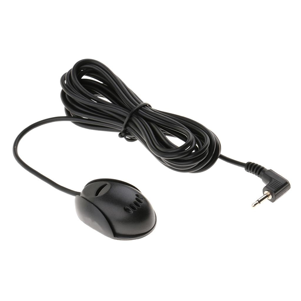 Car Stereo Microphone for Stereo GPS DVD Radio 3.5mm Right Angle Jack