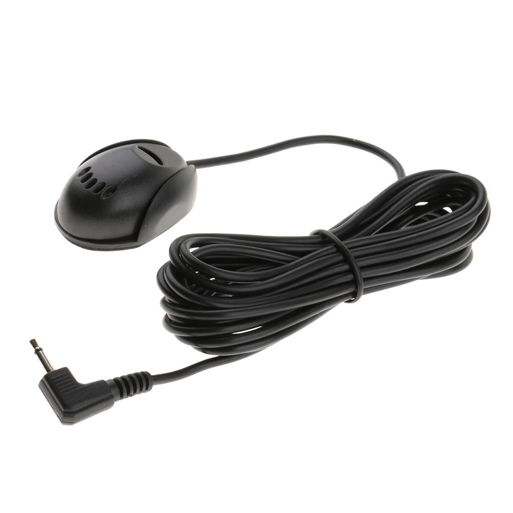 Car Stereo Microphone for Stereo GPS DVD Radio 3.5mm Right Angle Jack