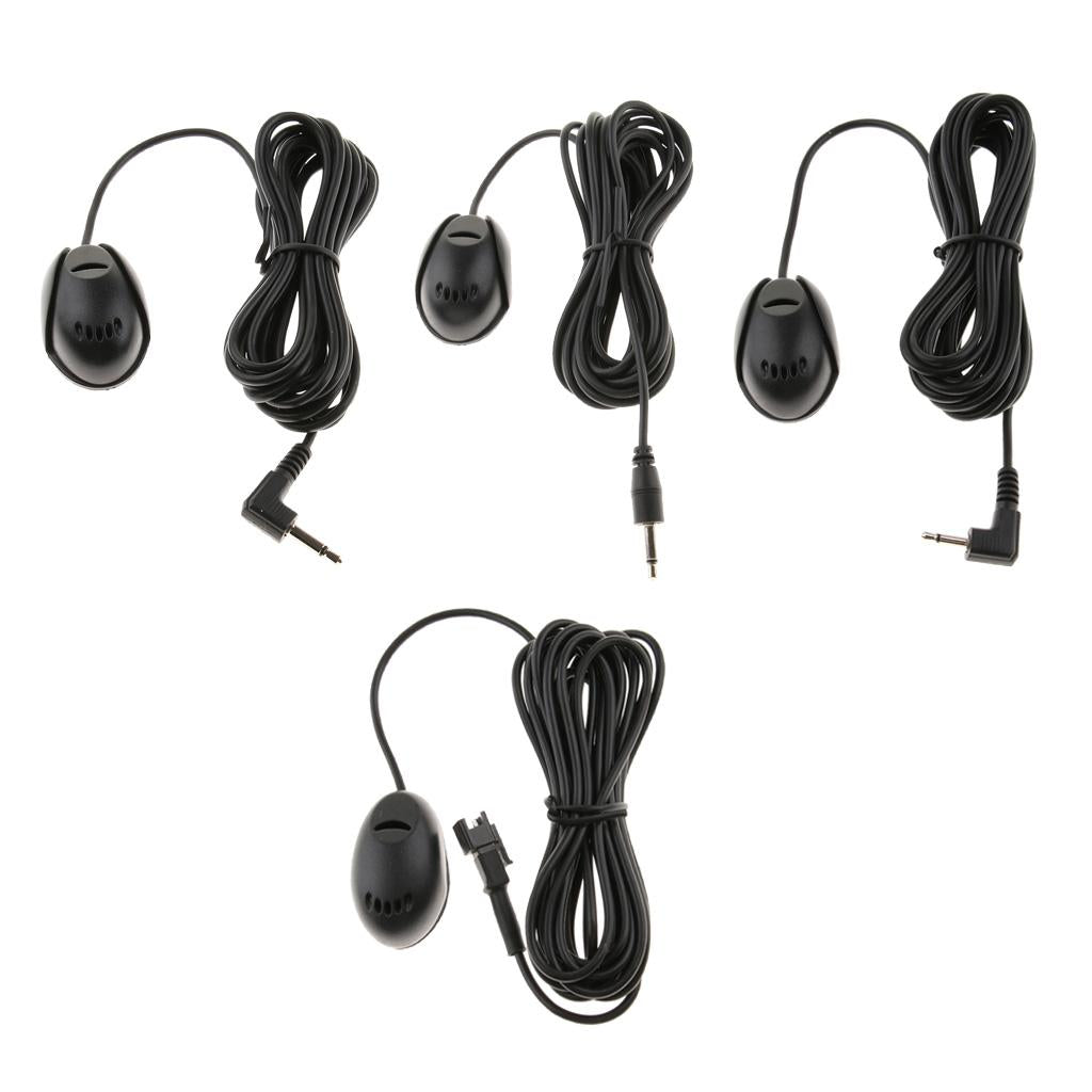 Car Stereo Microphone for Stereo GPS DVD Radio 3.5mm Right Angle Jack