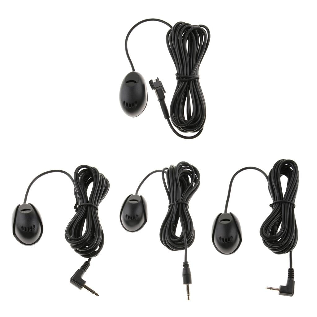 Car Stereo Microphone for Stereo GPS DVD Radio 3.5mm Right Angle Jack
