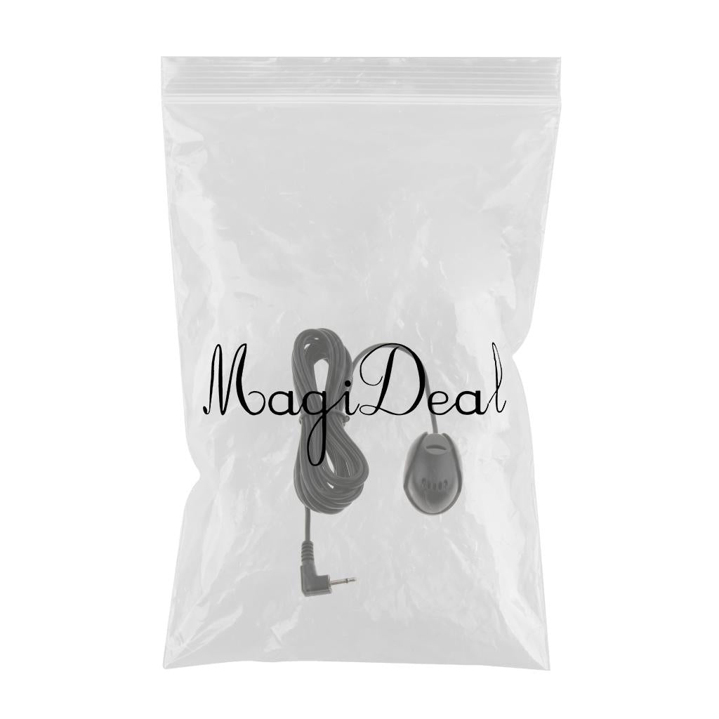 Car Stereo Microphone for Stereo GPS DVD Radio 3.5mm Right Angle Jack