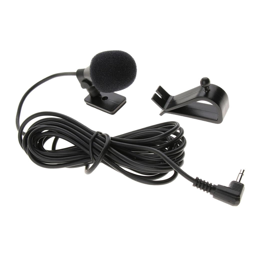 Car Stereo External Microphone for Stereo GPS DVD Radio 3.5mm Right Angle
