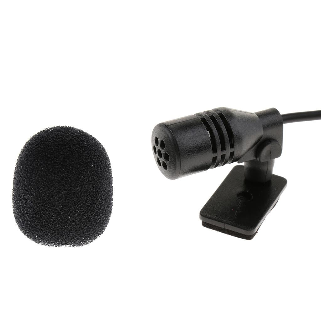 Car Stereo External Microphone for Stereo GPS DVD Radio 3.5mm Right Angle