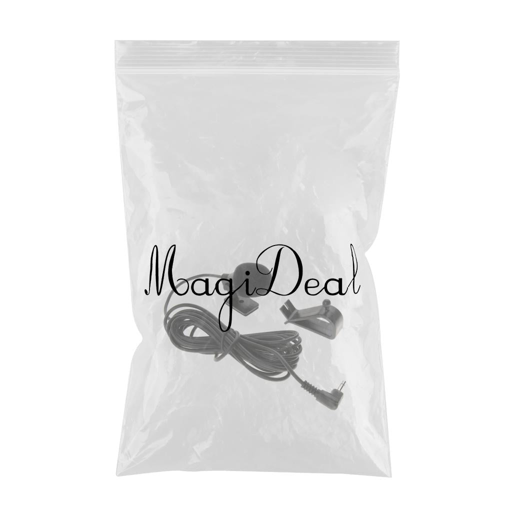 Car Stereo External Microphone for Stereo GPS DVD Radio 3.5mm Right Angle