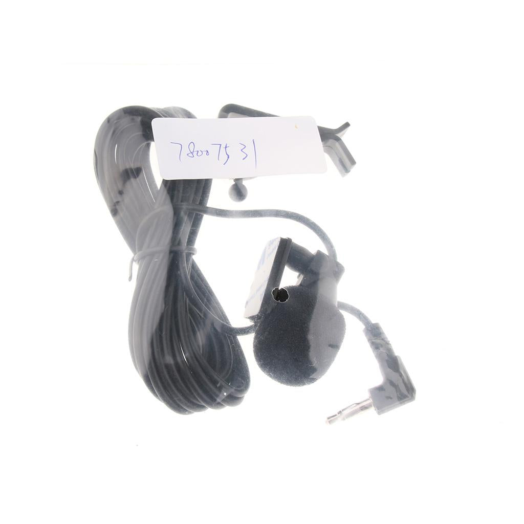 Car Stereo External Microphone for Stereo GPS DVD Radio 3.5mm Right Angle