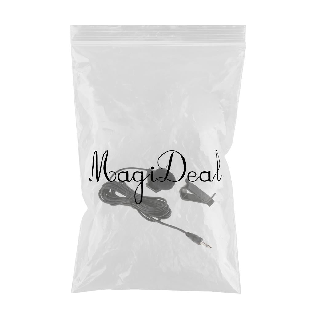 Car Stereo External Microphone for Stereo GPS DVD Radio 3.5mm Straight