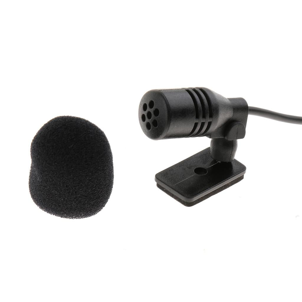Car Stereo External Microphone for Stereo GPS DVD Radio 3.5mm Straight