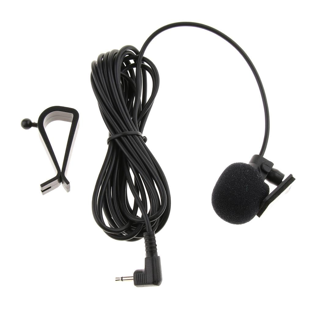 Car Stereo External Microphone for Stereo GPS DVD Radio 2.5mm Right Angle