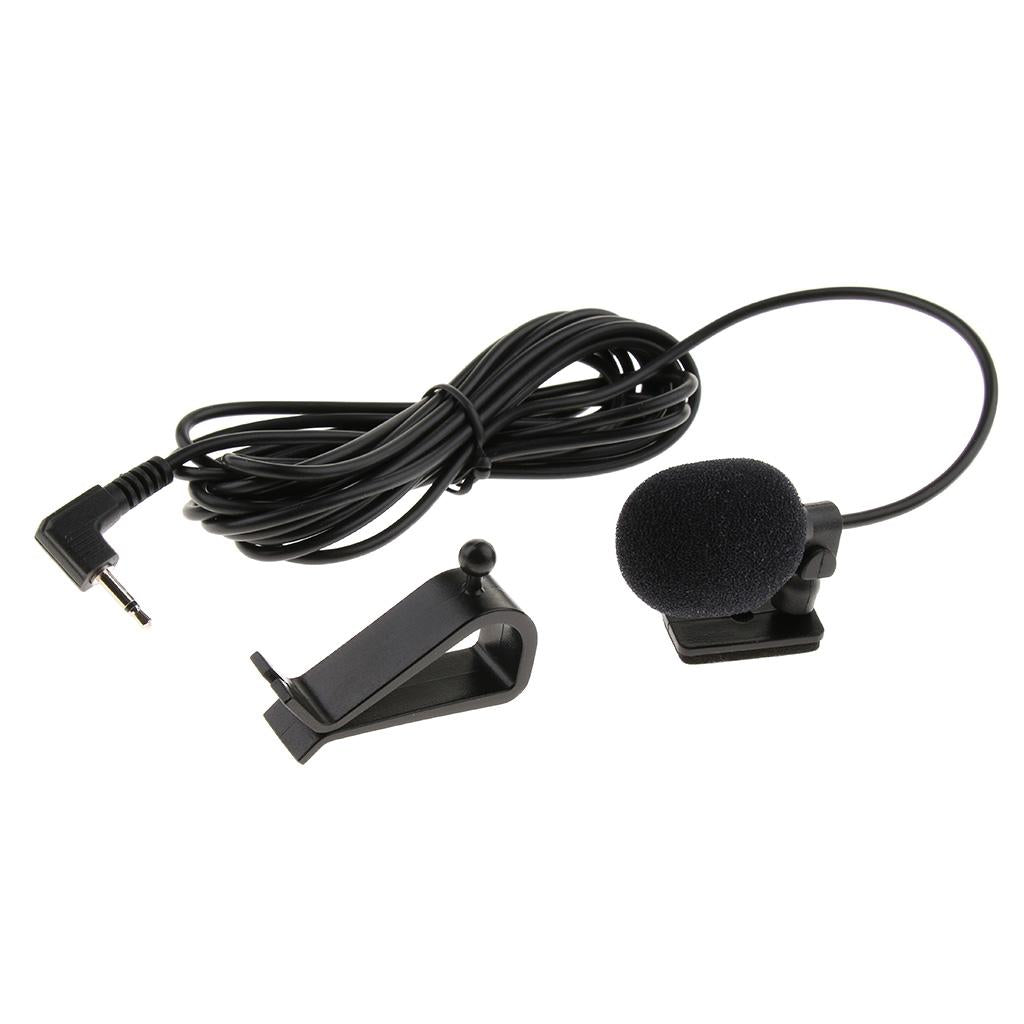 Car Stereo External Microphone for Stereo GPS DVD Radio 2.5mm Right Angle
