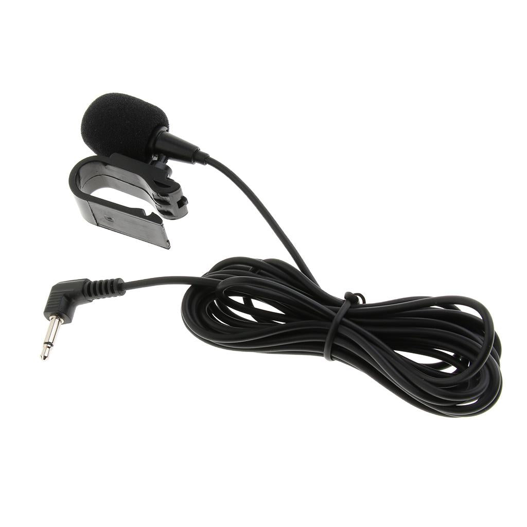 Microphone for Car Bluetooth Stereo GPS DVD Radio Receiver 3.5mm Right Angle