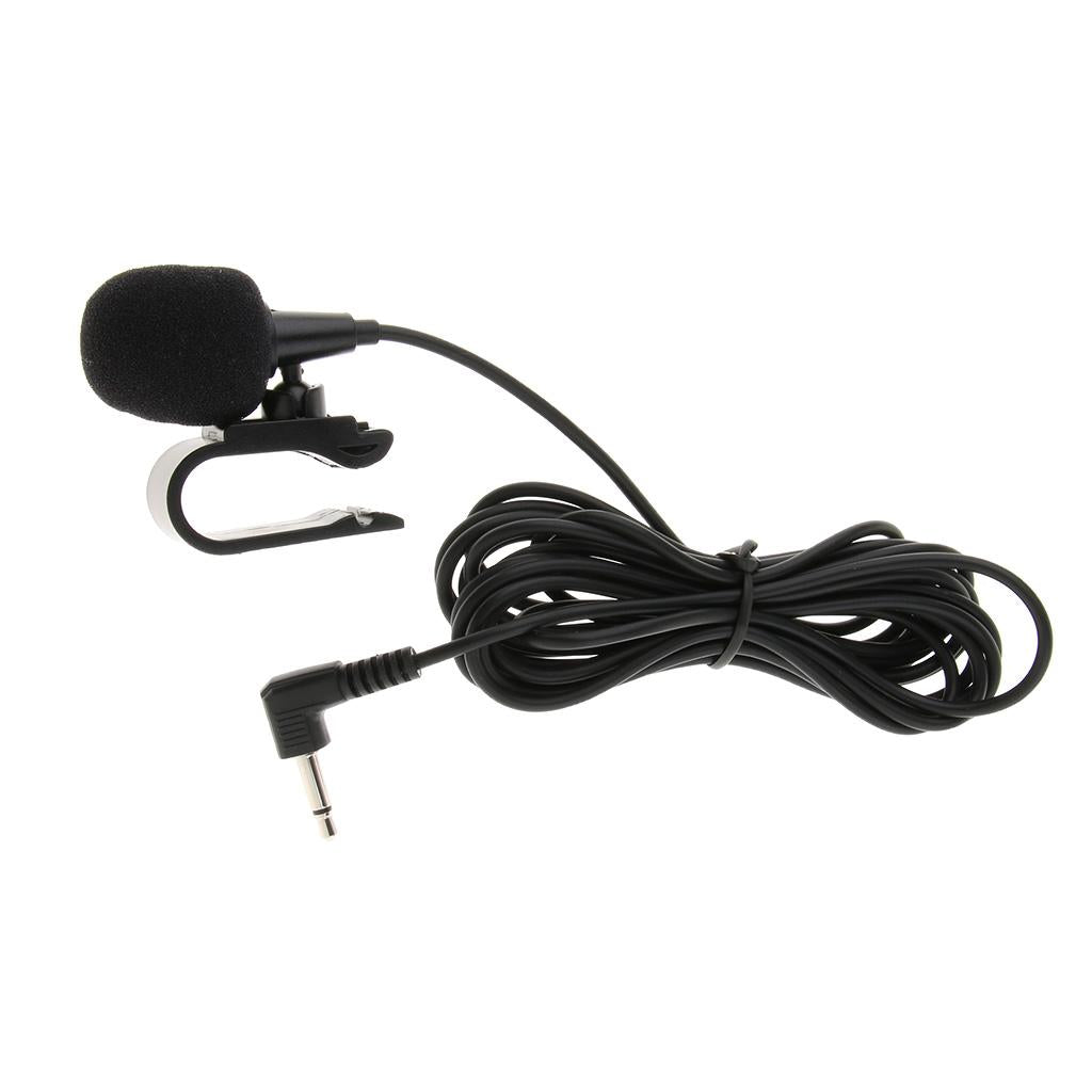 Microphone for Car Bluetooth Stereo GPS DVD Radio Receiver 3.5mm Right Angle
