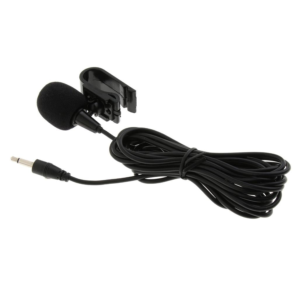 Microphone for Car Bluetooth Stereo GPS DVD Radio Receiver 3.5mm Straight