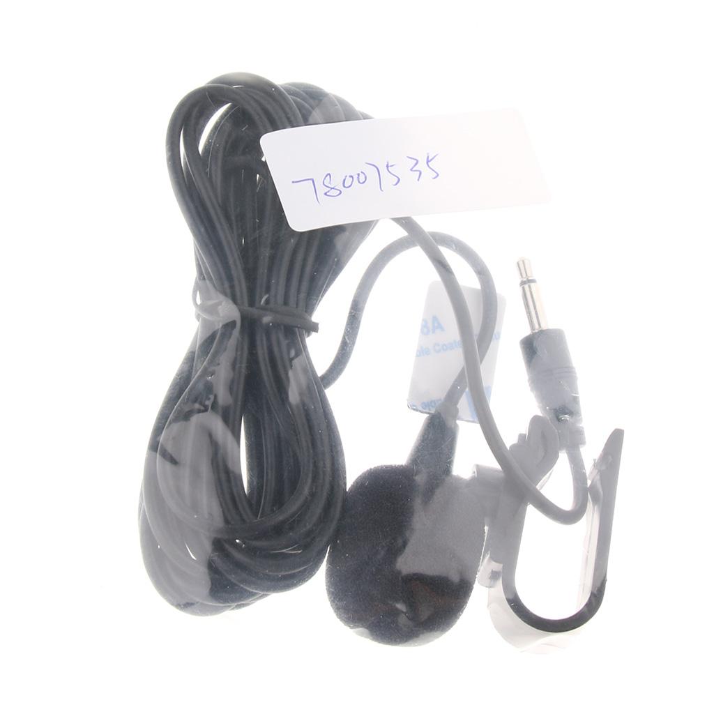 Microphone for Car Bluetooth Stereo GPS DVD Radio Receiver 3.5mm Straight