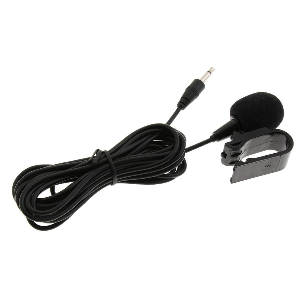 Microphone for Car Bluetooth Stereo GPS DVD Radio Receiver 3.5mm Straight