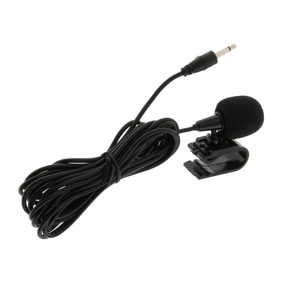 Microphone for Car Bluetooth Stereo GPS DVD Radio Receiver 3.5mm Straight