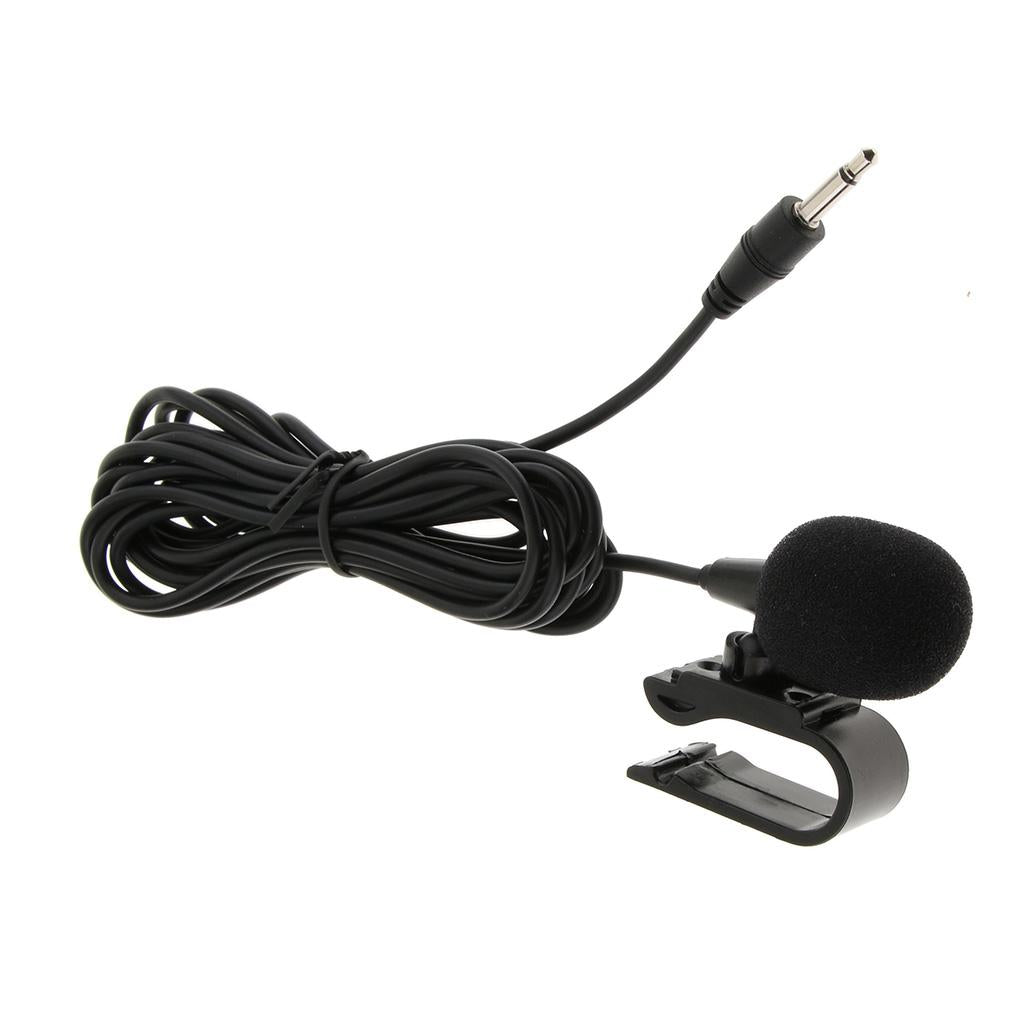 Microphone for Car Bluetooth Stereo GPS DVD Radio Receiver 3.5mm Straight