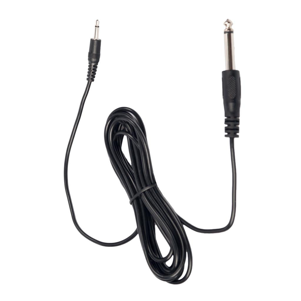 6.35mm Male to 3.5mm Male Stereo Audio Cable for Electric Violin Cello Parts