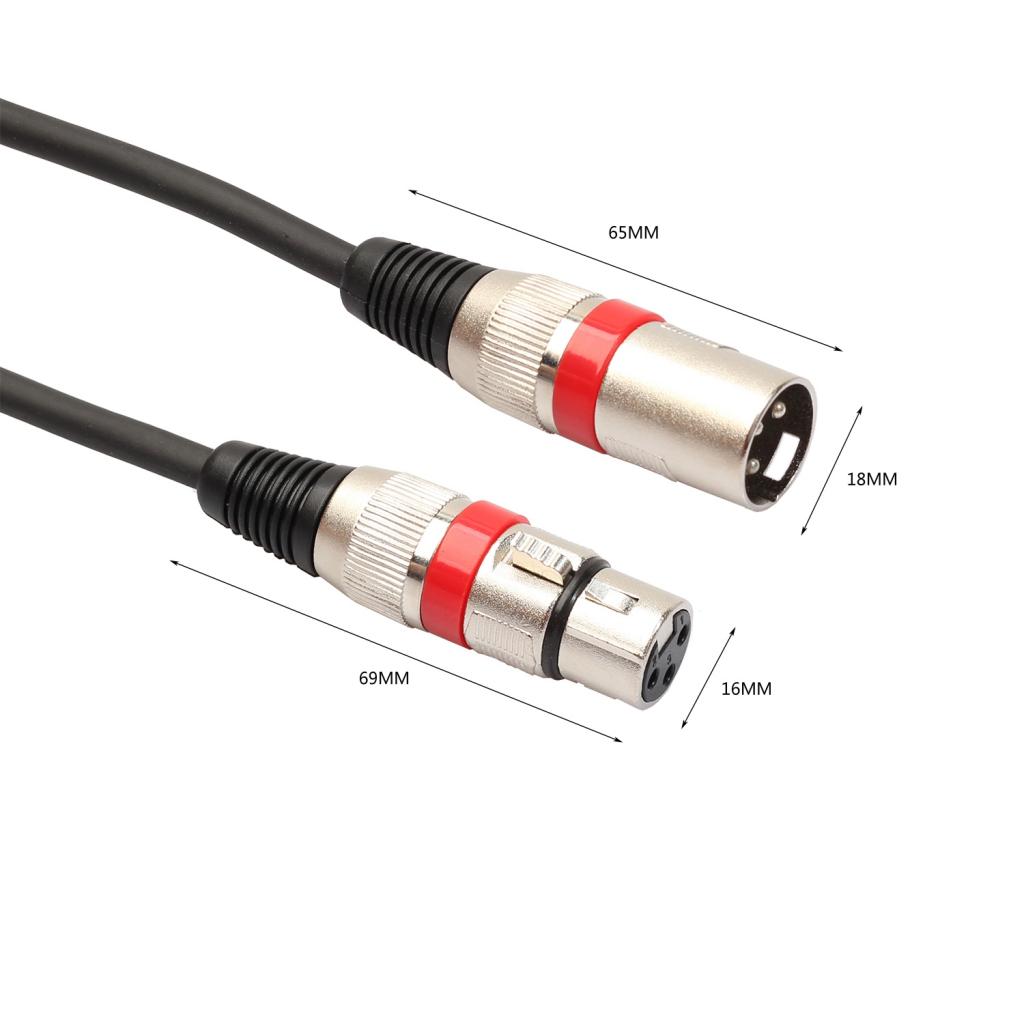 XLR Male to Female Microphone Mic Cable Wire