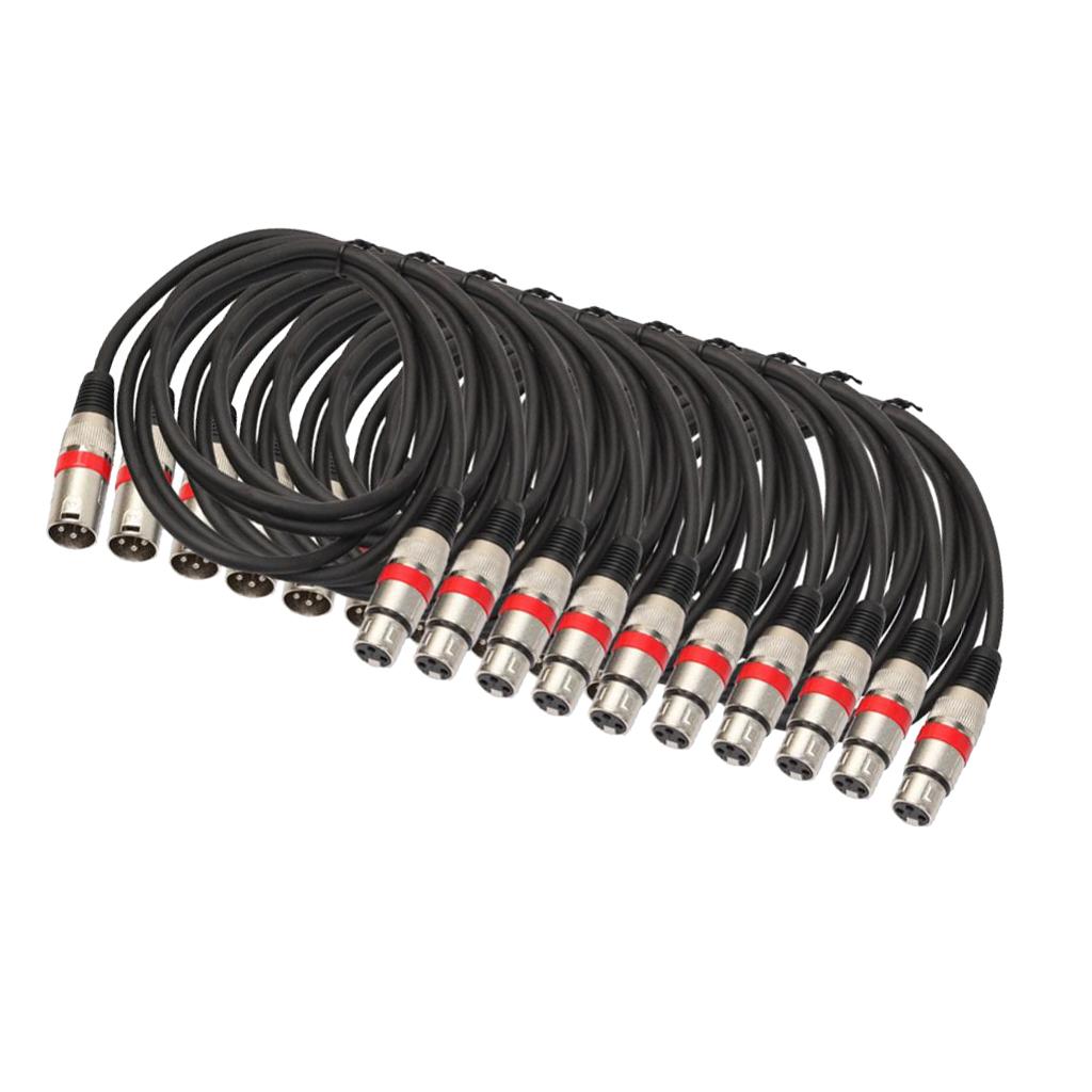 XLR Male to Female Microphone Mic Cable Wire