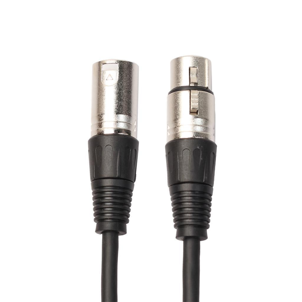 10pcs 3-Pin Cannon XLR Male to Female Cable XLR Microphone Audio Cable Cord