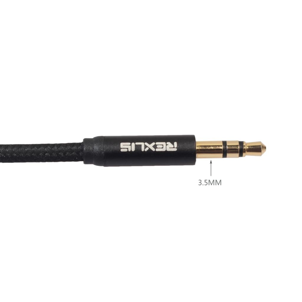 Stereo Audio Cable Wire Cord 3.5mm to 2 RCA Male Y Splitter Cable 100cm