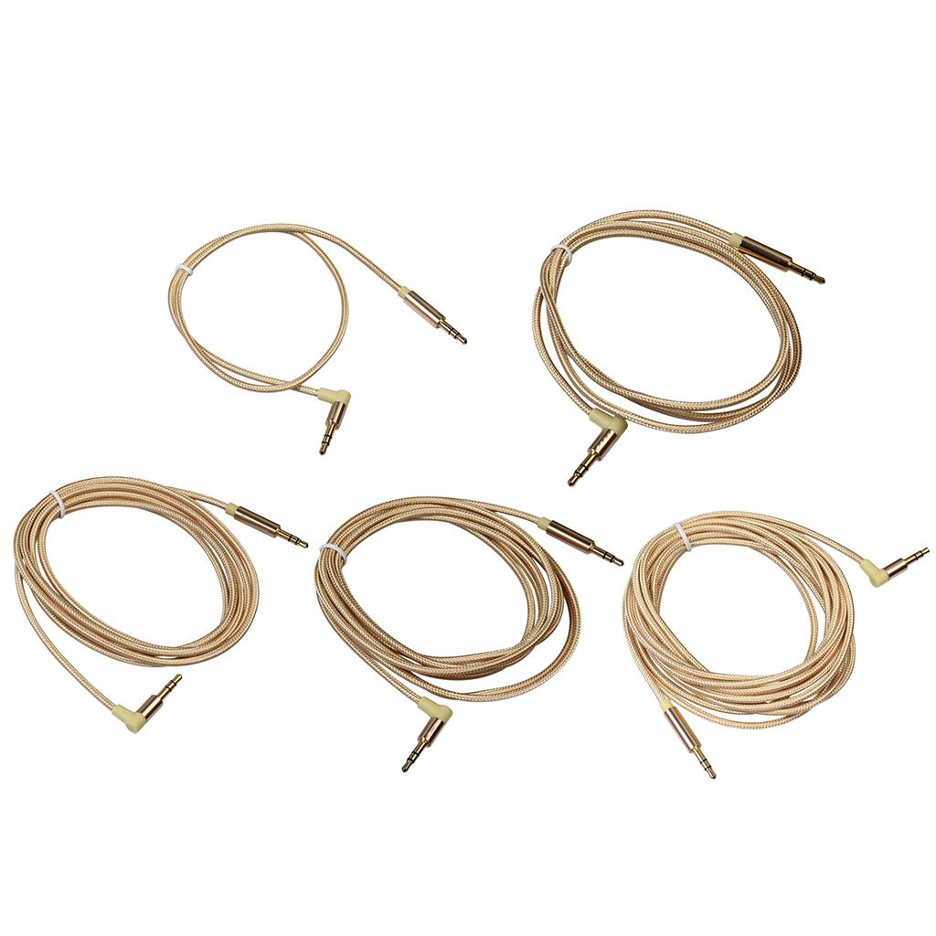 1 Piece 1/8'' Jack 3.5mm Male to Male Aux Audio Cable Cord Line Wire 50cm