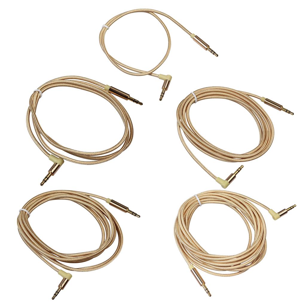 1 Piece 1/8'' Jack 3.5mm Male to Male Aux Audio Cable Cord Line Wire 50cm