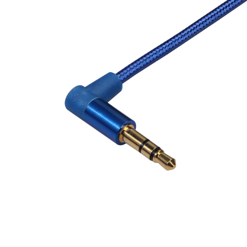 3.5mm Male to Male Stereo Audio Cable Cord for Mobile Phone Car Stereo 2.0M