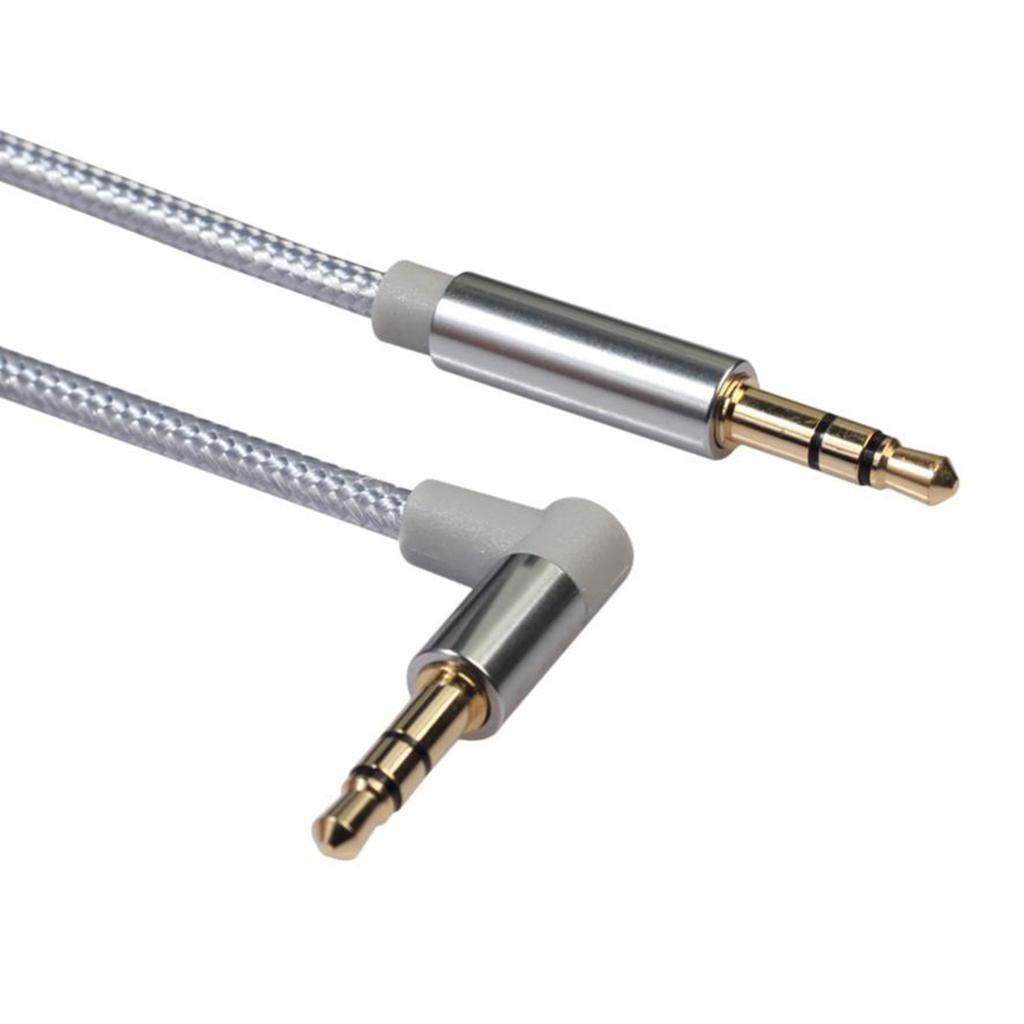 3.5mm Audio Cable Nylon Braided Male to Male Aux Cord 100cm