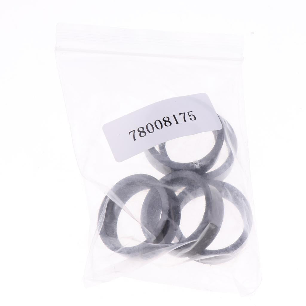 5pcs Bicycle Headset Handlebar Fork Carbon Fiber Spacers Stem Washer Raise