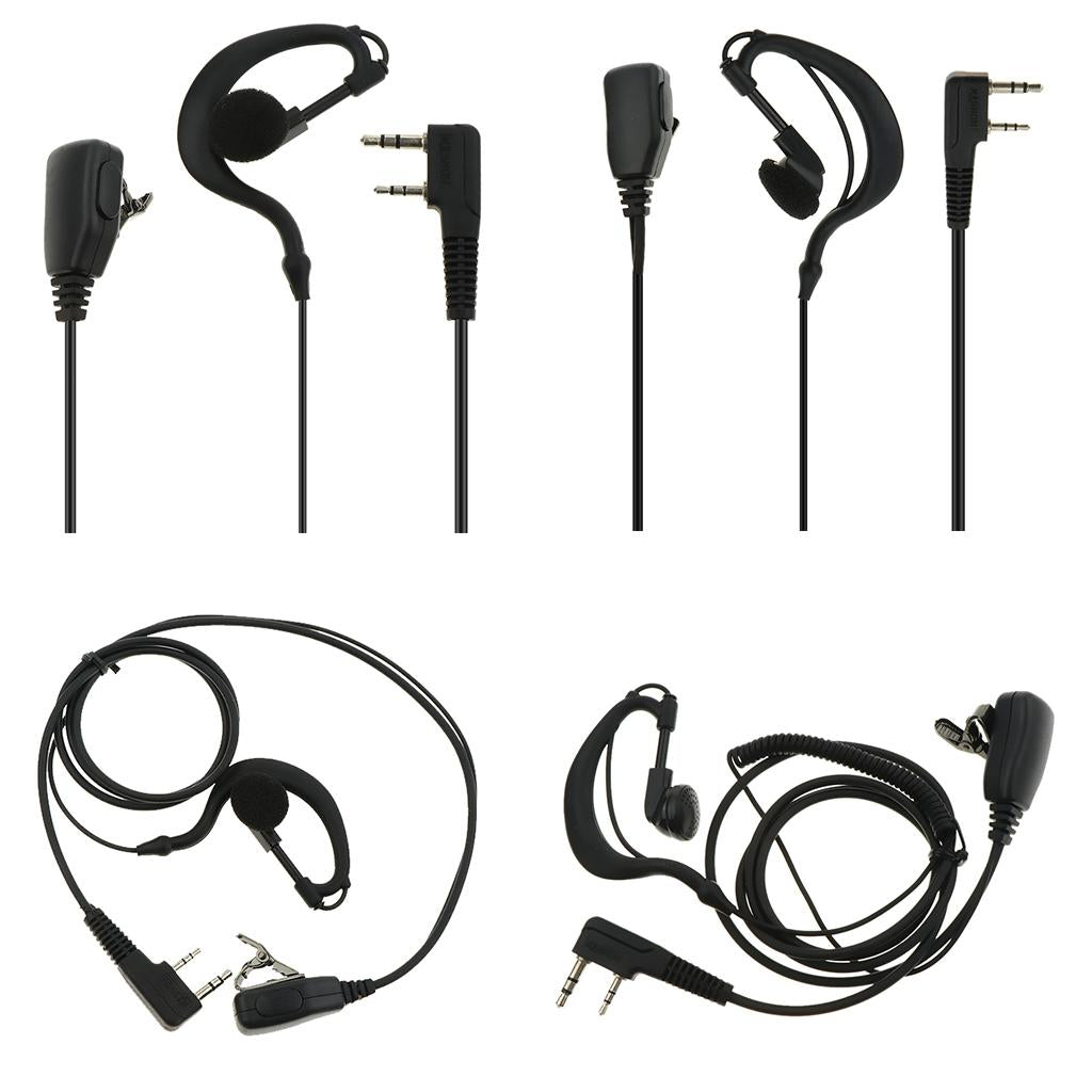 1 Piece Walkie Talkie Headset Earpiece for Two Way Radio Curve