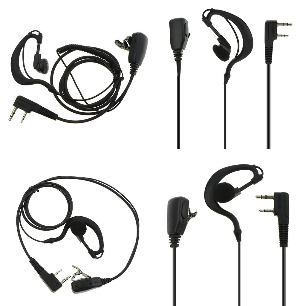 1 Piece Walkie Talkie Headset Earpiece for Two Way Radio Curve