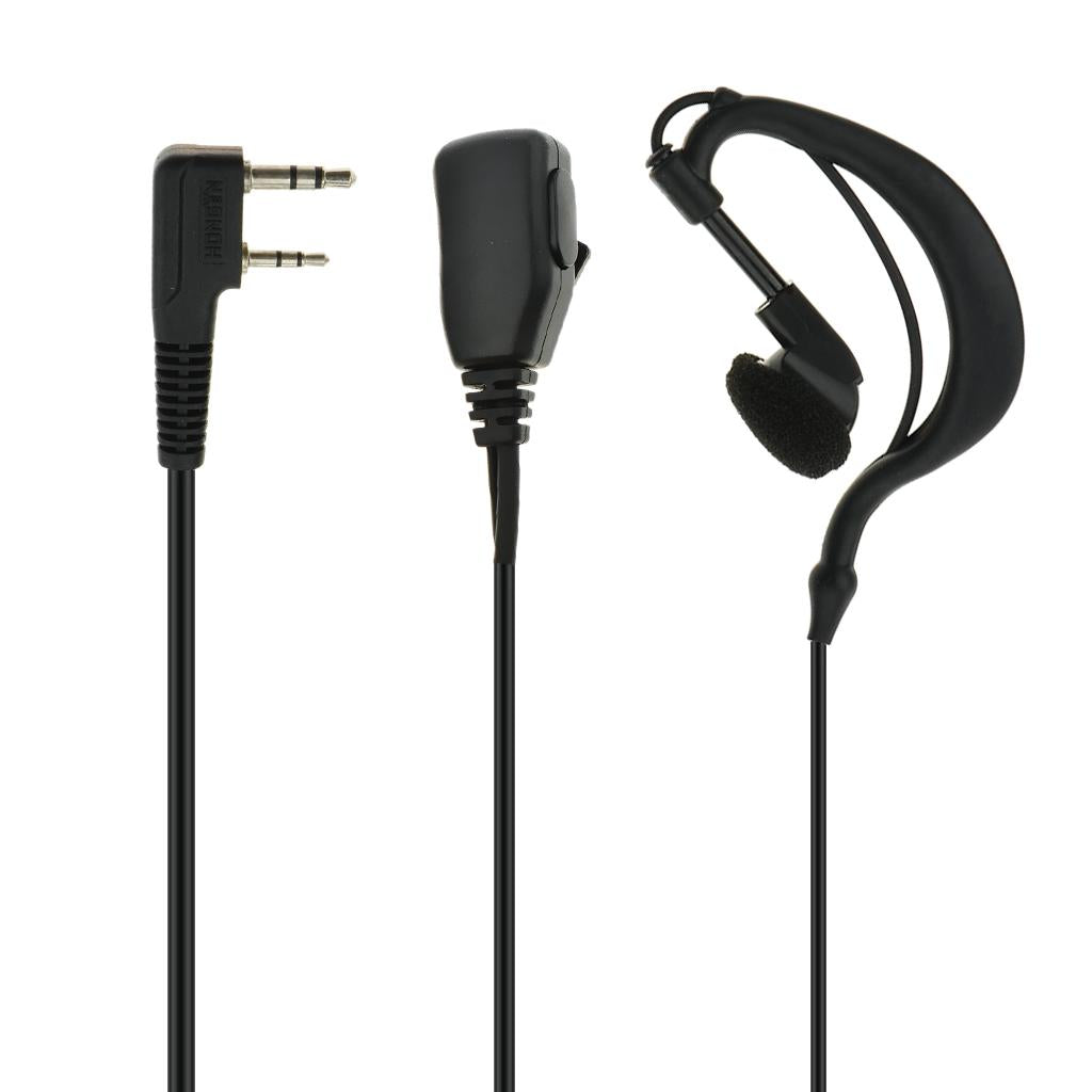 1 Piece Walkie Talkie Headset Earpiece for Two Way Radio Curve