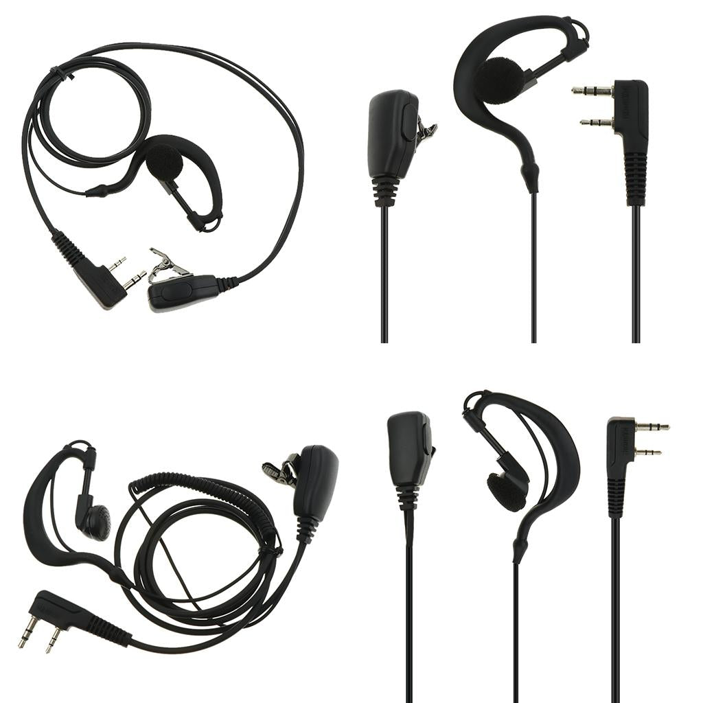 1 Piece Walkie Talkie Headset Earpiece for Two Way Radio Curve