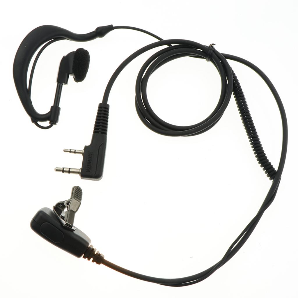 1 Piece Walkie Talkie Headset Earpiece for Two Way Radio Curve
