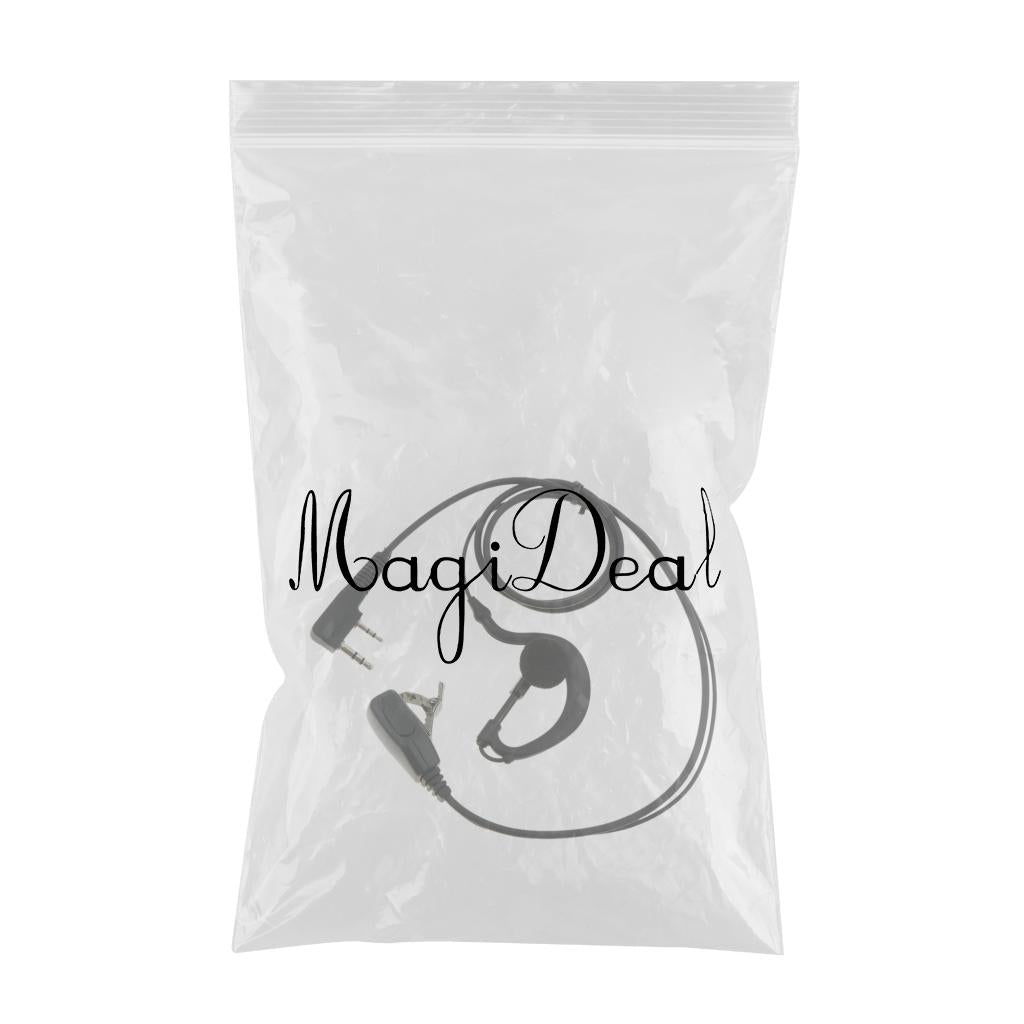 1 Piece Walkie Talkie Headset Earpiece for Two Way Radio Straight Line