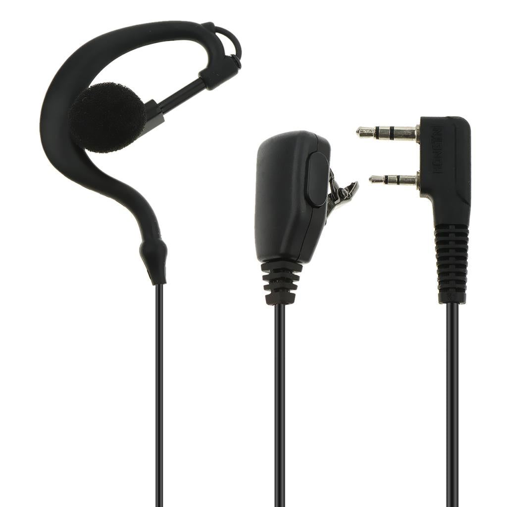 1 Piece Walkie Talkie Headset Earpiece for Two Way Radio Straight Line