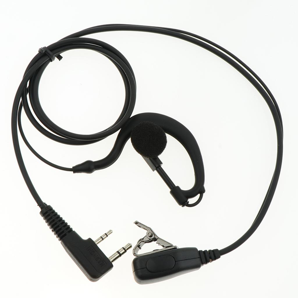 1 Piece Walkie Talkie Headset Earpiece for Two Way Radio Straight Line