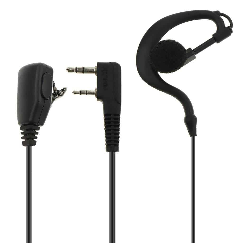 1 Piece Walkie Talkie Headset Earpiece for Two Way Radio Straight Line