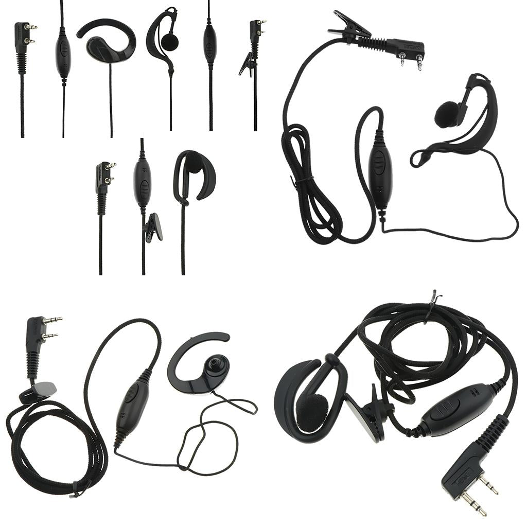 Radio Earbud Covert Air Earpiece Headphone Microphone 310 Type