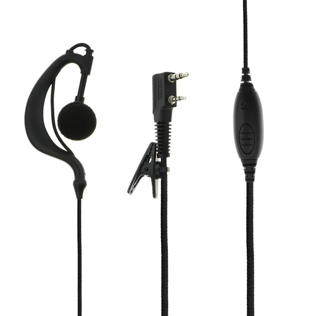 Radio Earbud Covert Air Earpiece Headphone Microphone 912 Type