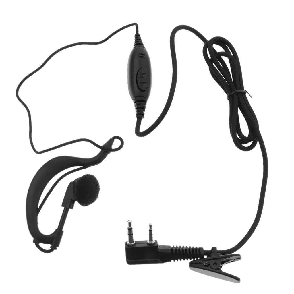 Radio Earbud Covert Air Earpiece Headphone Microphone 912 Type