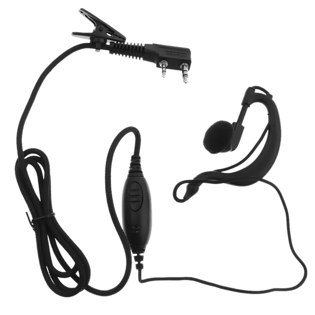 Radio Earbud Covert Air Earpiece Headphone Microphone 912 Type