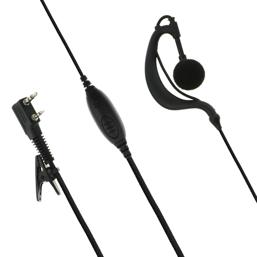 Radio Earbud Covert Air Earpiece Headphone Microphone 912 Type