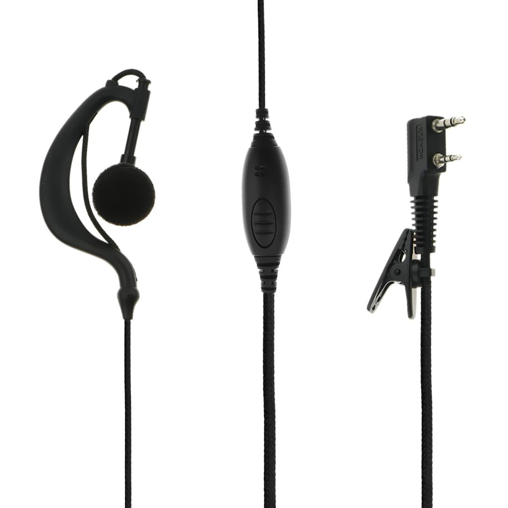 Radio Earbud Covert Air Earpiece Headphone Microphone 912 Type